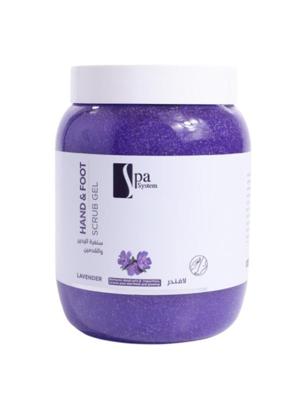 Spa System Lavender Hand and Foot Scrub - 1000ml