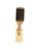 Hair System Hair Brush with Iron Bristles and Wooden Handle