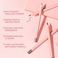 Pink Flash Waterproof Eyebrow Pencil 03 Chocolate Brown Retractable