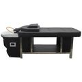 Salon System C237 Massage Bed with Integrated Shampoo Basin - Black