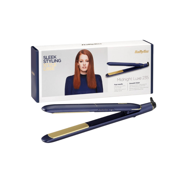 Babyliss Ceramic Hair Straightener with Nano Technology, Blue, Adjustable Temperature