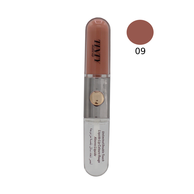 Tinty Double Touch Liquid Lipstick 09 - Full Coverage, Long-Lasting