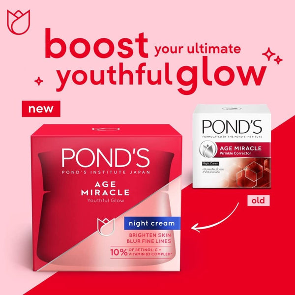 Pond's Age Miracle Wrinkle Corrector Night Cream with Retinol-C 50ml