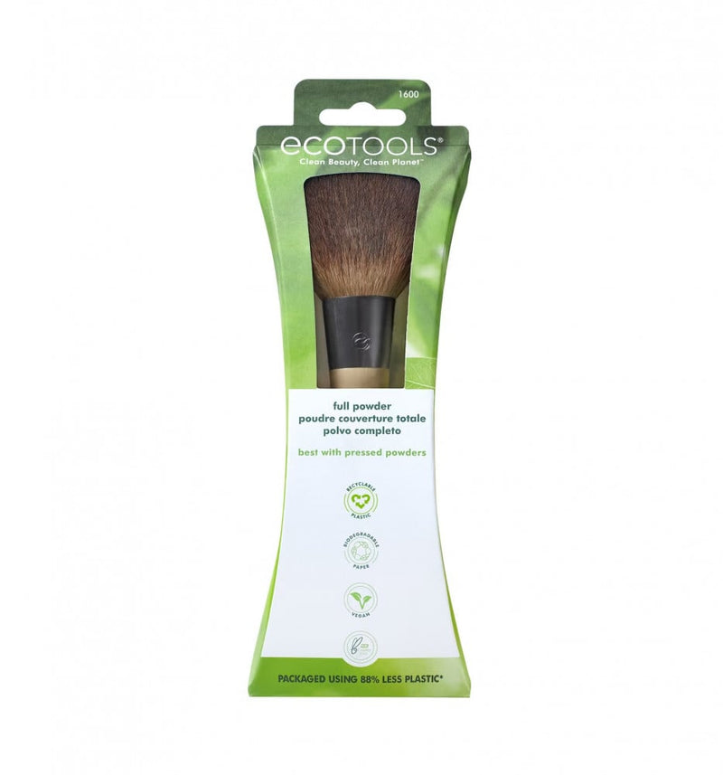 Pressed Powder Brush Soft Dense Bristles Makeup Application ecoTOOLS 1 Piece