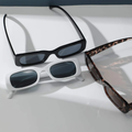 Black Sunglasses Tortoiseshell Frame Unisex UV Protection Glasses 1 Pair