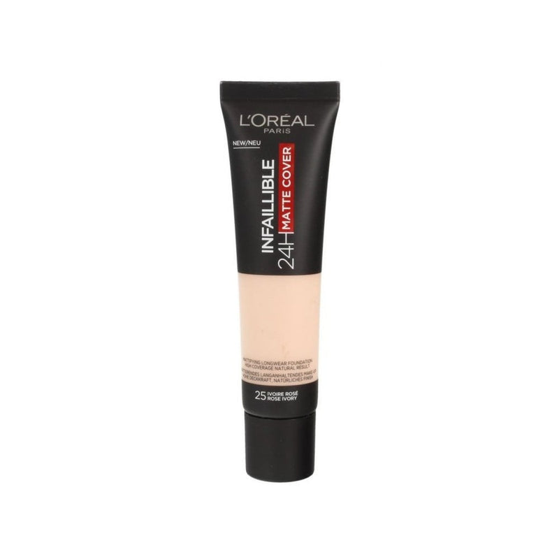 L'Oreal Paris Infallible Matte Liquid Foundation SPF 25 Ivory Rose 30ml