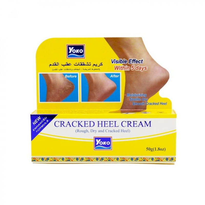 Yoko Foot Moisturizing Cream Heel Crack Softener 50g