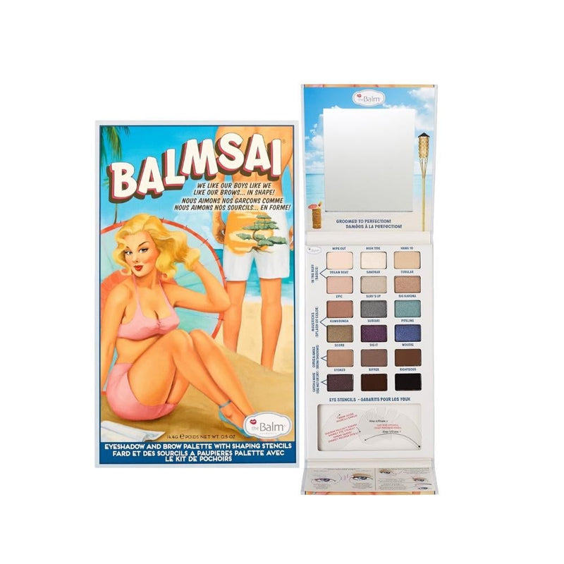 The Balm Balmsai 18-Shade Eye and Brow Palette (Matte & Shimmer)