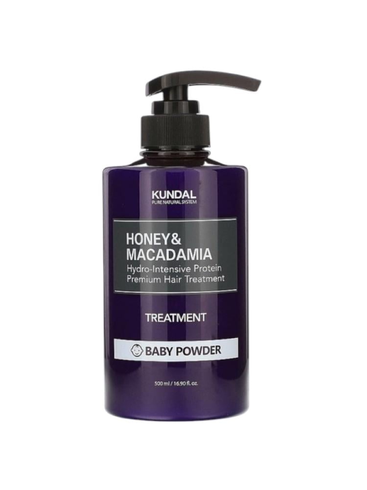 Kundal Honey & Macadamia Protein Treatment, Baby Powder Scent, 500ml