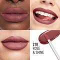 Matte Liquid Lipstick Long-Lasting Rose & Shine Rimmel London 7.4ml