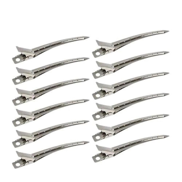 Salon System Hair Clips - 12 pcs
