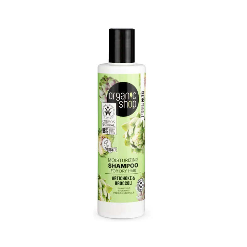 Organic Shop Moisturizing Shampoo for Dry Hair, Broccoli Extract, 280ml