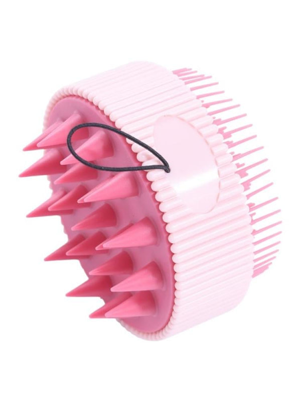 Salon System Scalp & Hair Massage Brush - Silicone Bristles, Assorted Colors