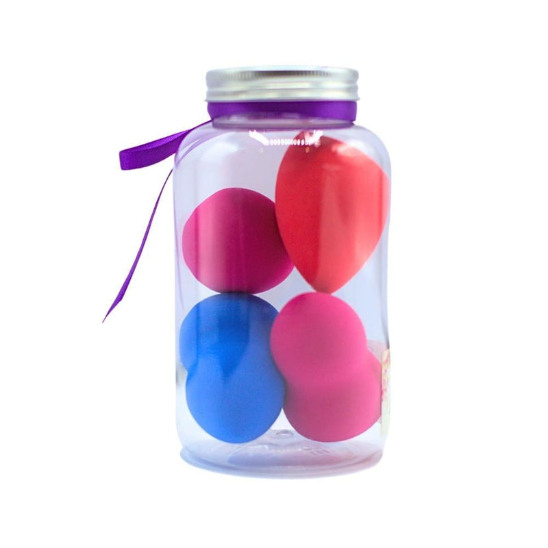 Makeup Sponge Pack Travel-Friendly Applicator Set Max Donna 4pcs