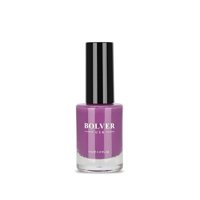 Bolver Nail Polish 718 Glossy Long-Lasting, Quick-Drying with Wide Brush