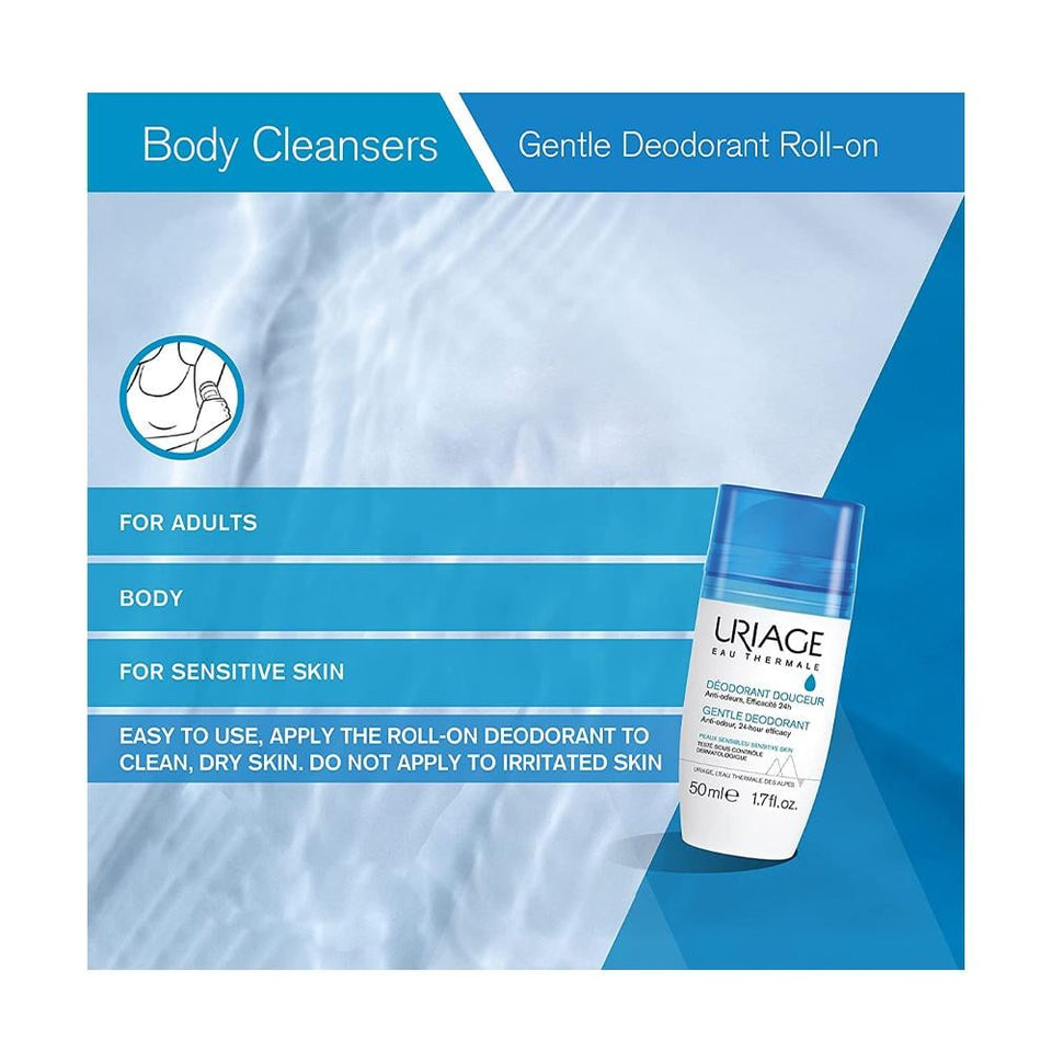 Uriage Deodorant Douceur Roll On for Sensitive Skin 50ml