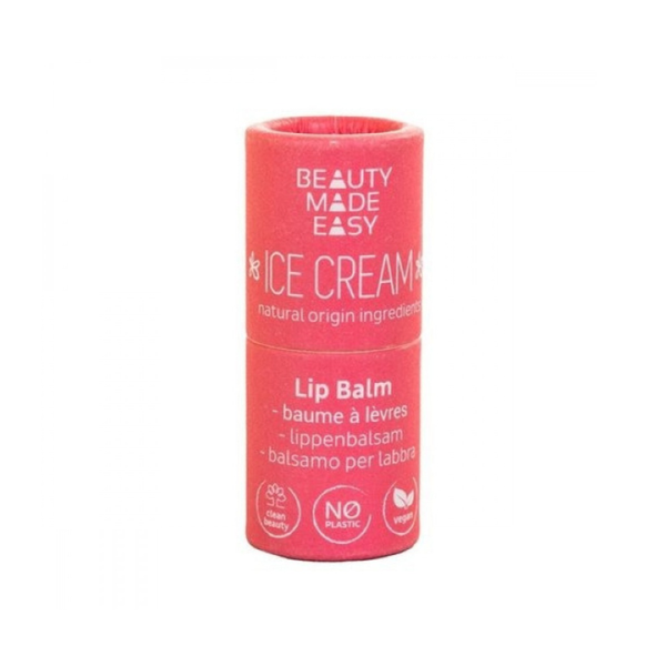 Beauty Made Easy Natural Ice Cream Lip Balm, Hydrating, 5.5g