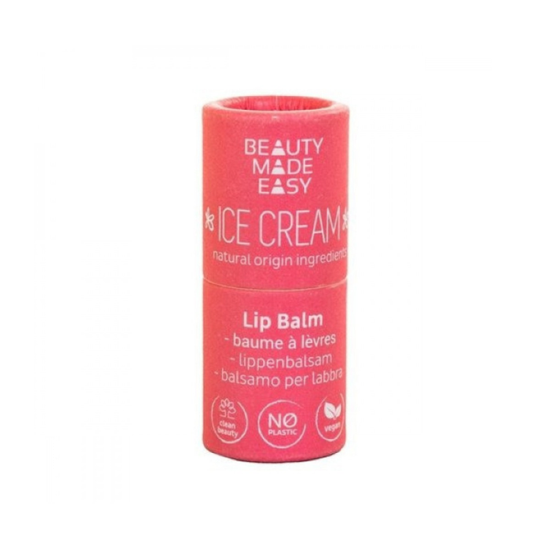 Beauty Made Easy Natural Ice Cream Lip Balm, Hydrating, 5.5g
