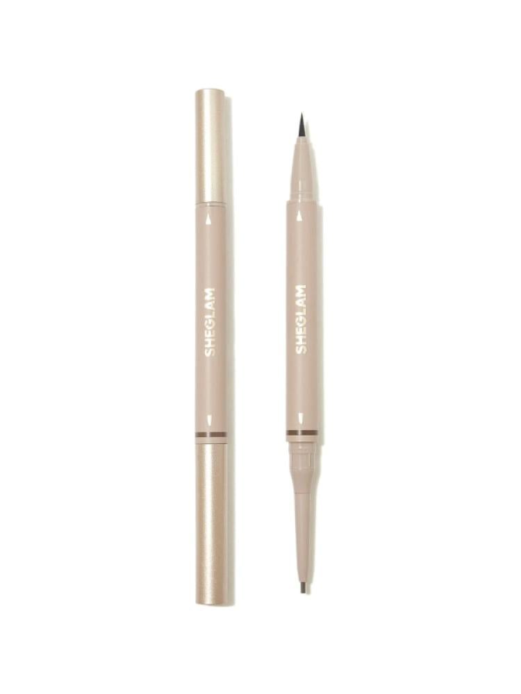 SHEGLAM BROWS ON DEMAND 2-IN-1 BROW PENCIL, TAUPE