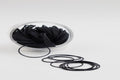 Hair System Elastic Hair Tie - Black, 70g