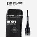 Flormar Matte Creamy Gel Eyeliner Black with Brush