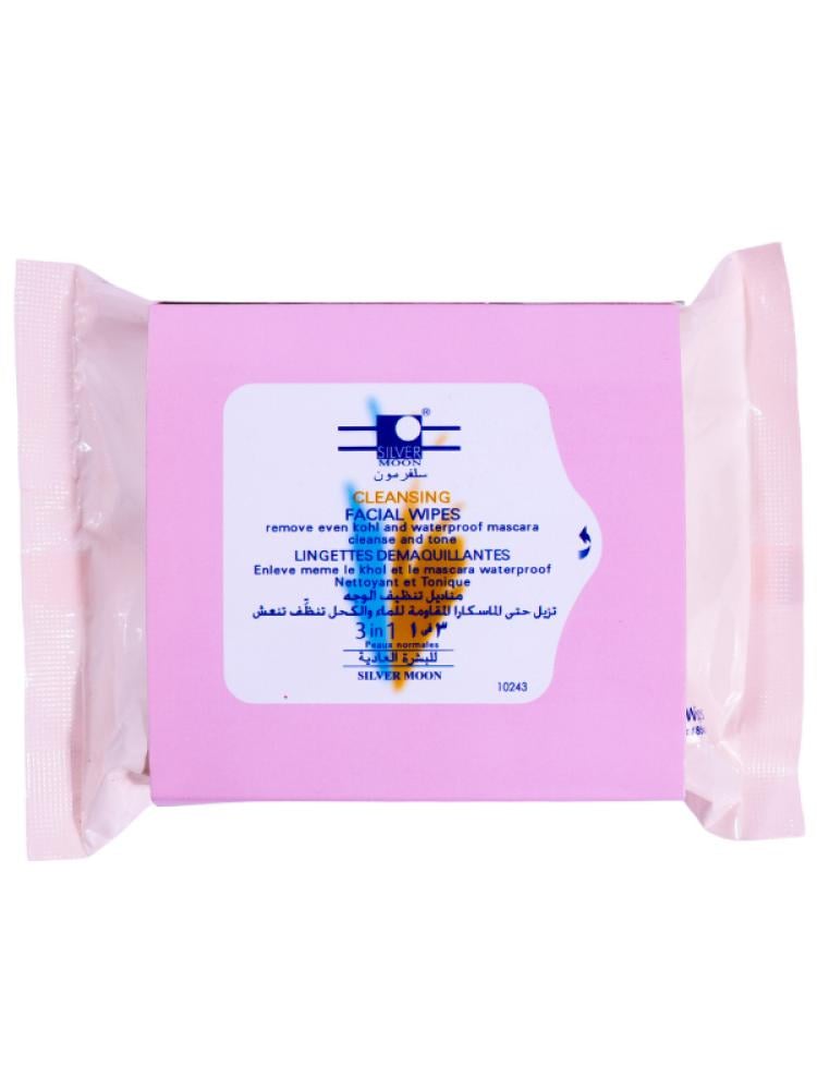 Silver Moon Moisturizing Makeup Remover Wipes - Sensitive Skin - 30-50 Count
