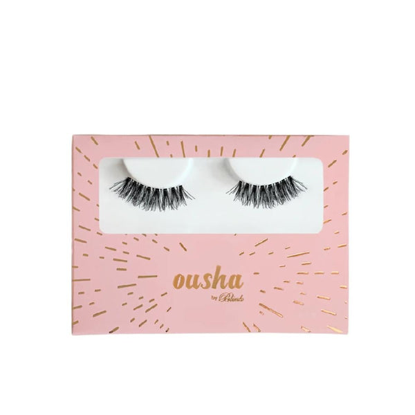 Ousha Natural Look False Eyelashes No. 2 Synthetic Hair