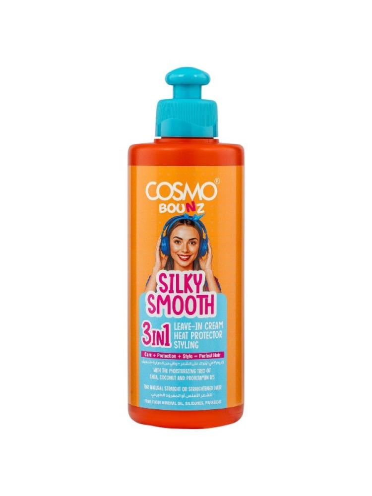 Cosmo Bounz Leave-In Cream 3-in-1 - For Smooth Hair, Hydrating, 250ml