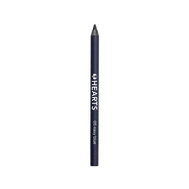 Hearts Waterproof Eyeliner Pencil Blue 05 Long-Lasting Smudge-Proof