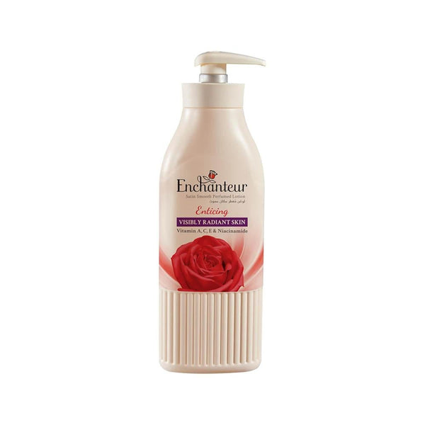 Perfumed Body Lotion Satin Smooth Enticing Enchanteur 500ml