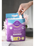 Tahara Maxi Long Thick Organic Cotton Sanitary Pads, 30 Count Large