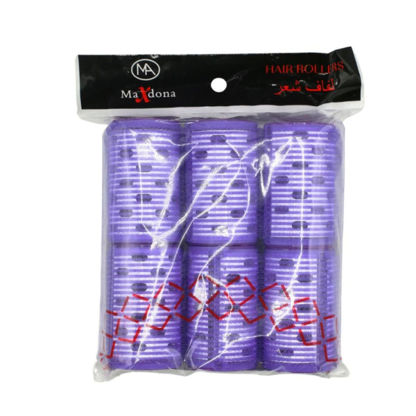 Max Donna Medium Hair Rollers Soft Lightweight Hair Styling Rollers 40m