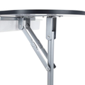Salon System Portable Manicure Table with Arm Rest & Drawer - White