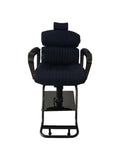 Salon System BX-3079B-3 Women's Hair & Makeup Chair Black Gold