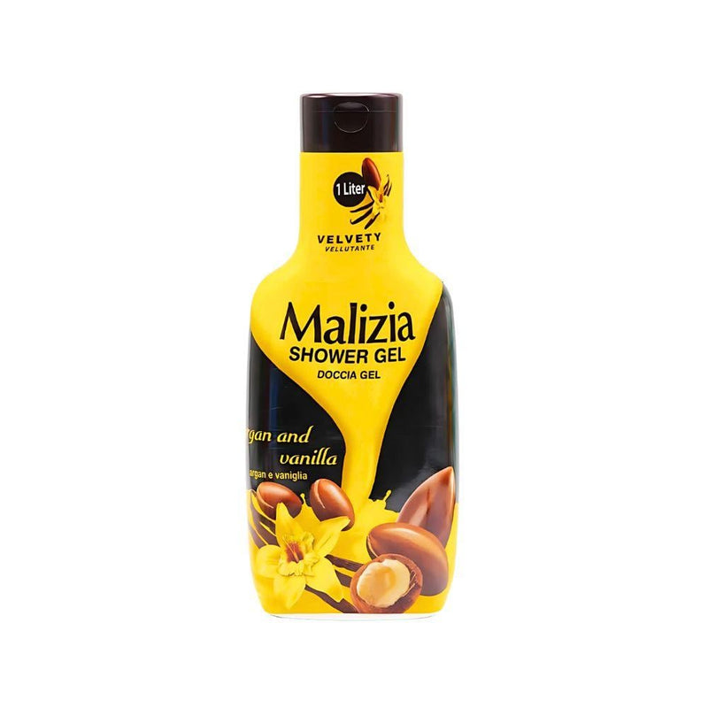 Malizia Argan Oil and Vanilla Shower Gel Moisturizing Body Wash 1000ml