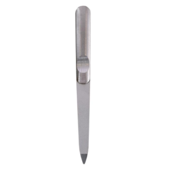 Dara Beauty Stainless Steel Nail File 9154, Rust-Resistant, Ergonomic