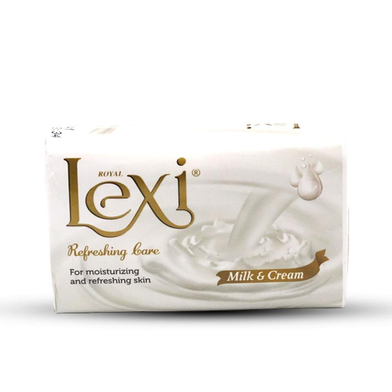 Natural Bar Soap Milk & Cream Moisturising Royal Lexi 175g