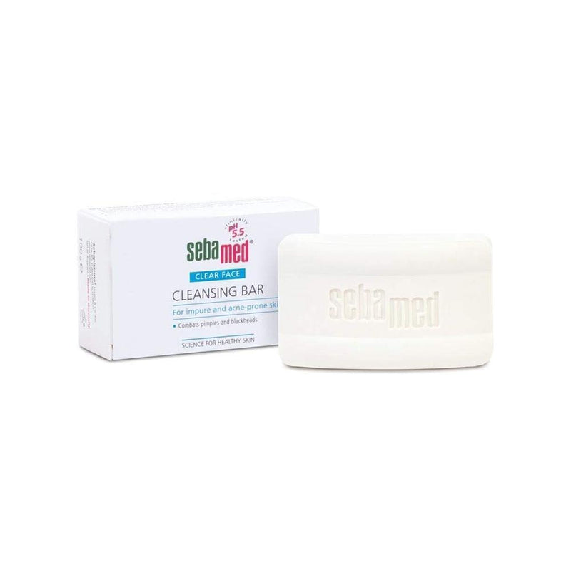 Sebamed Clear Face Cleansing Bar pH 5.5 Gentle Deep Cleanse 100g