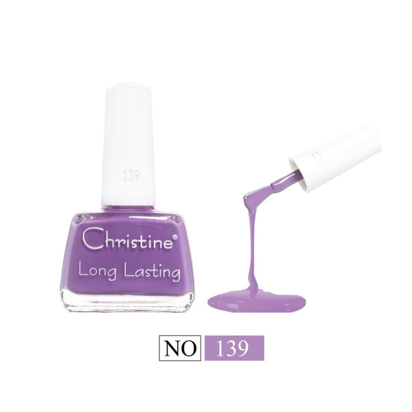 Nail Polish Glossy Finish Long Lasting Christine 10ml