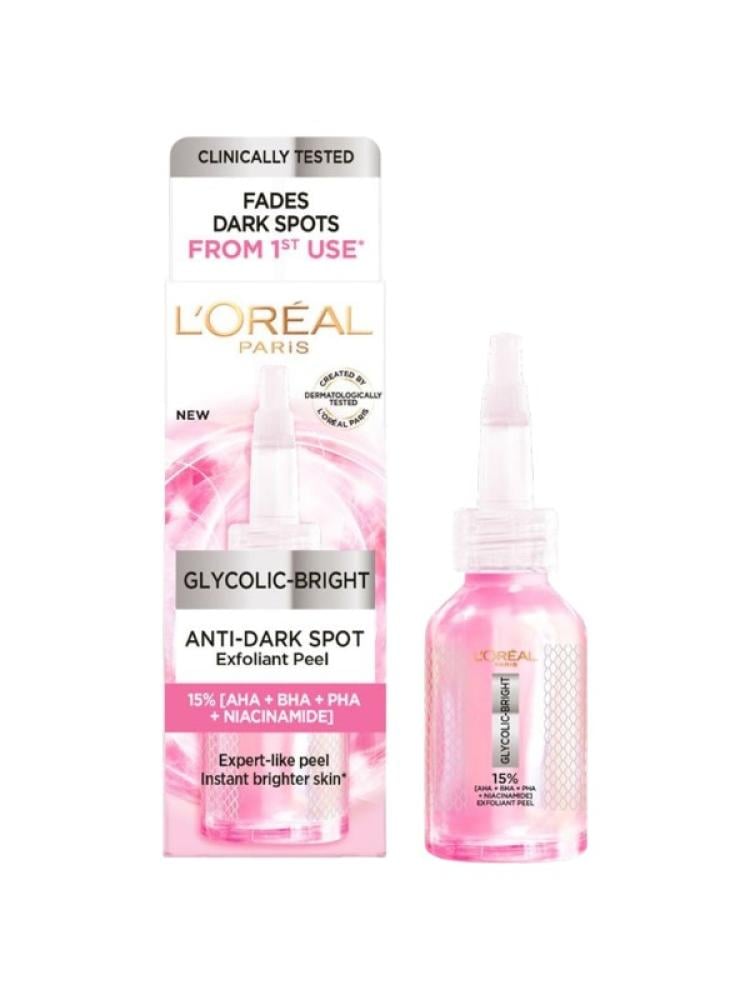 L'Oréal Paris Glycolic Bright Anti Dark Spot Exfoliant Peel - 25ml
