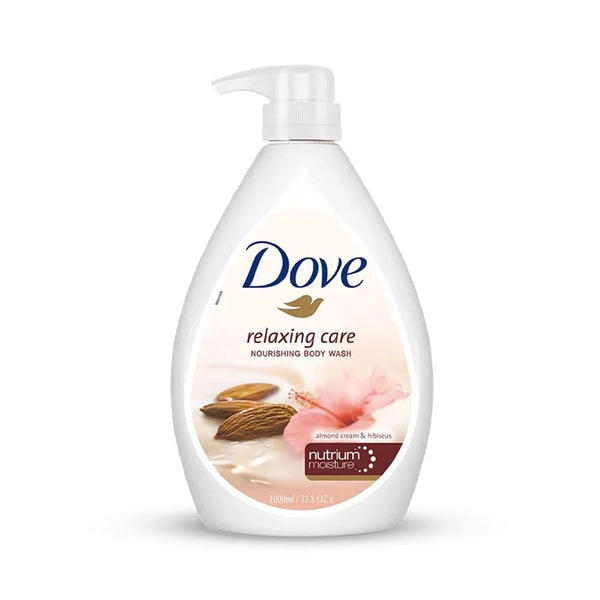 Dove Relaxing Care Body Wash Almond Cream & Hibiscus 1000ml