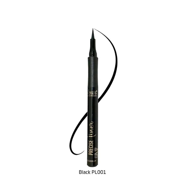 Make Over 22 Liquid Eyeliner, Matte Waterproof, PL001 Black