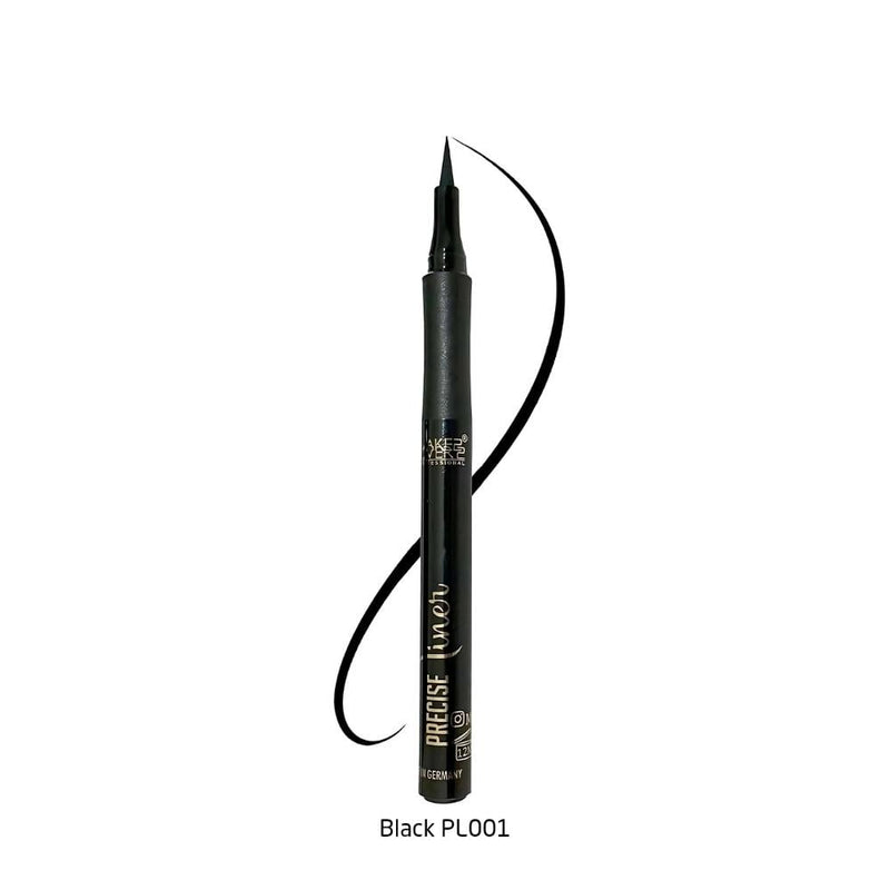 Make Over 22 Liquid Eyeliner, Matte Waterproof, PL001 Black