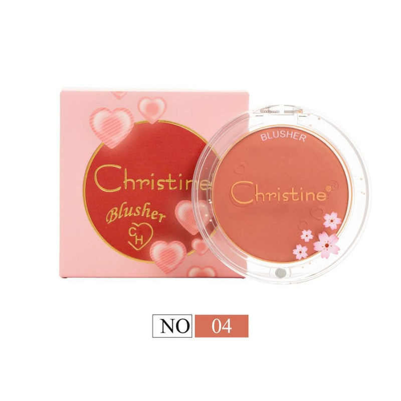 Powder Blush Radiant Finish Highly Pigmented Formula Christine No. 04