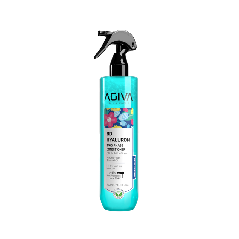 Agiva Heat Protectant Hair Spray with Niacinamide & Almond Oil, 400ml