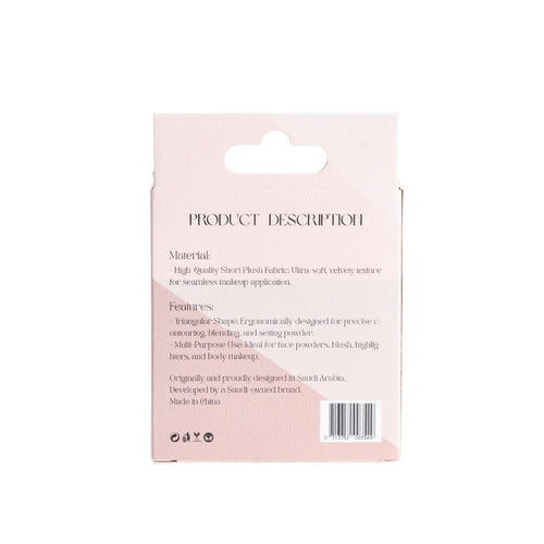 Triangle Powder Sponge Velvet Soft Blending Contouring Adios 1 Piece