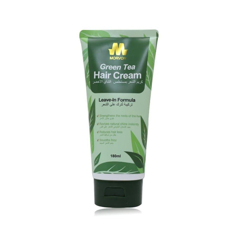 Best Leave In Hair Cream Green Tea Hydrating Morvon 180ml