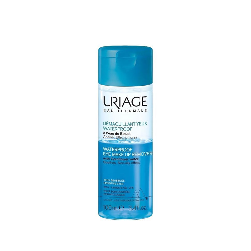 Uriage Waterproof Eye Makeup Remover Gentle Sensitive Eyes 100ml
