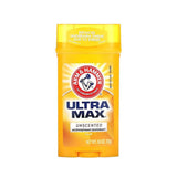 Arm & Hammer Ultra Max Unscented Antiperspirant Deodorant Stick Invisible Solid 73g