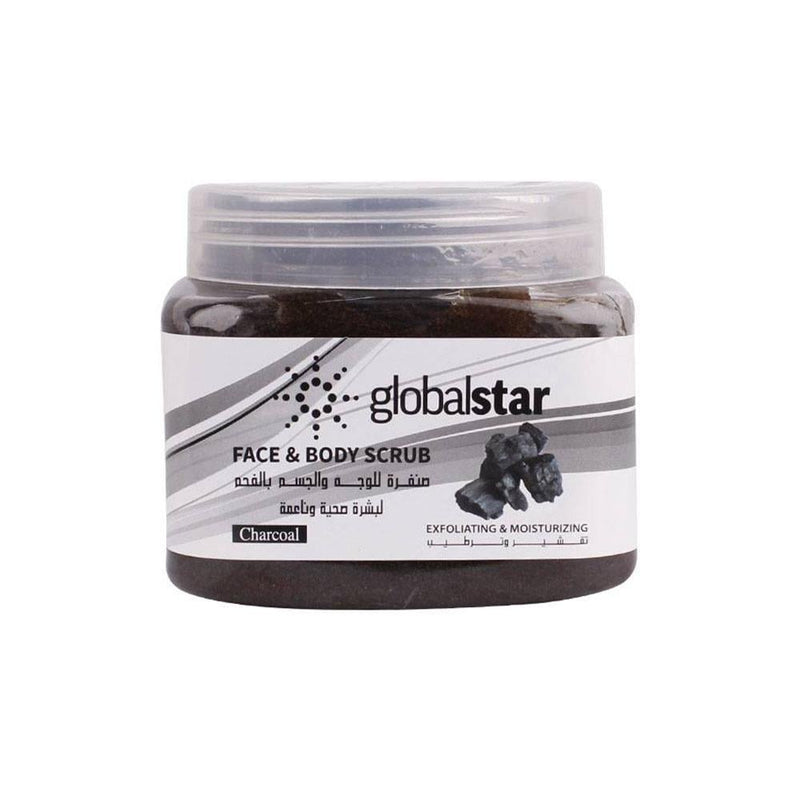 Charcoal Scrub for Face and Body Deep Pore Purifying Globalstar 500ml
